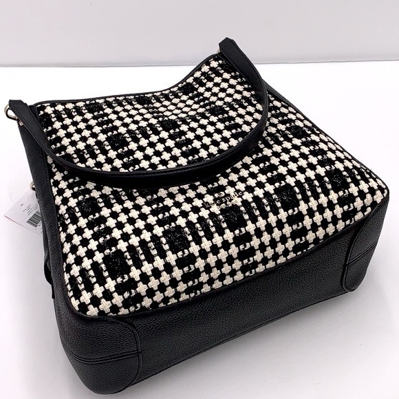 Kate Spade Leila Tweed MD Triple Compartment Shoulder Bag NWOT MSRP: $479.00 - Picture 9 of 16